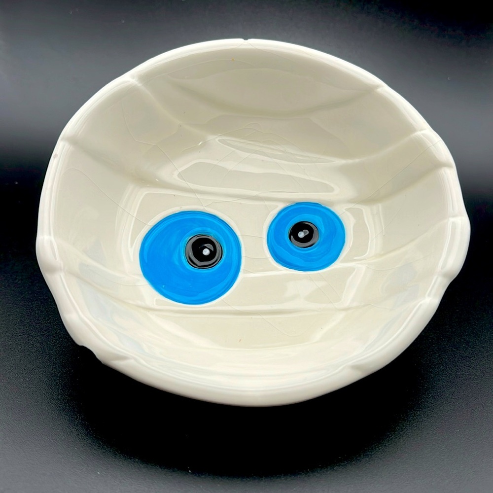 FRESH DECOR MONSTER MUMMY CANDY DIP BOWL HALLOWEEN 🎃